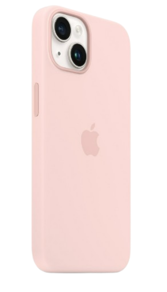 Apple silicone case with MagSafe iPhone 14 (Original Quality) Pink
